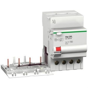 Bloque diferencial VIGI C60/25 4P 30mA clase AC instantáneo