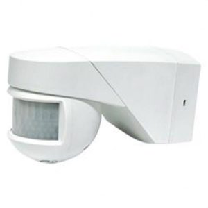 Detector movimiento MULTIMAT sobre pared y techo accesorio rincón/esquina detección: 12m frontal y 8m (4 + 4) lateral a 20°C 5-2000 Lux temporización: 3 s-30 min paso por cero IP55