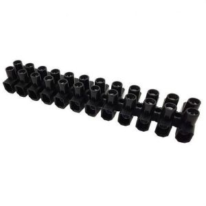 Regleta conexión poliamida 6.6 TS 06 BK negra