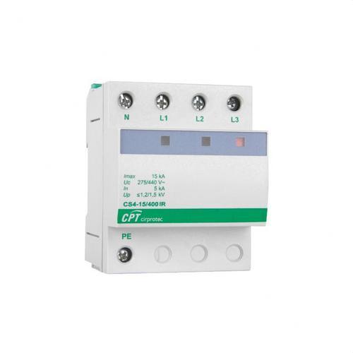 Protector tetrapolar tipo-2 15kA 400V urbano trifásico
