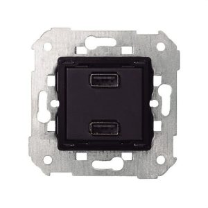 Cargador SIMON 75 2xUSB 5V DC 2,1A tipo A+A