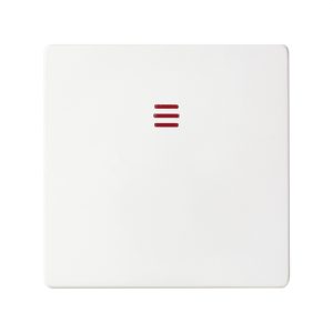 Tecla individual mecanismos SIMON 75 con visor blanco mate