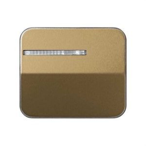 Tecla luminosa interruptor conmutador cruce Simon 75 bronce