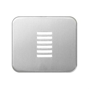 Placa SIMON 75 para zumbador bitensión aluminio