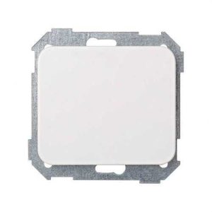 Placa ciega SIMON 75 blanco nieve