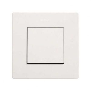 Conmutador pulsante SIMON 270 10AX blanco