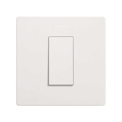 Interruptor pulsante SIMON 270 10AX con módulo estrecho blanco
