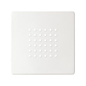 Tapa para zumbador/timbre blanco