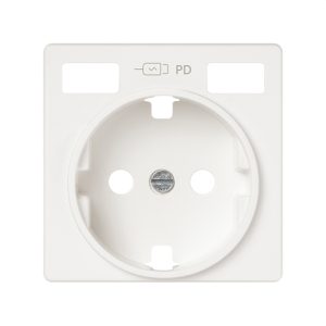 Tapa base enchufe schuko SERIE 82 - EMPOTRAR con 2 USB C + C