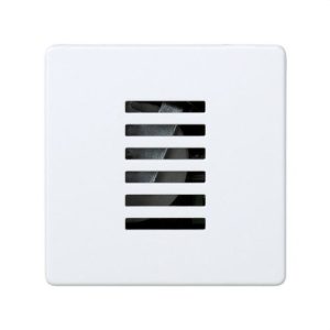 Zumbador SIMON 27 con regulador tono 125/220V blanco nieve