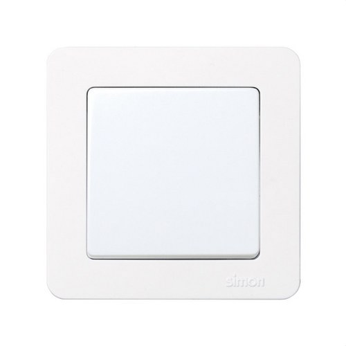 Caja de superficie Simon 27 para 3 elementos blanco nieve