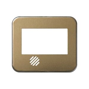 Placa reloj digital Simon 75 bronce