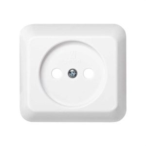 Tapa enchufe SIMON 73 bipolar blanco nieve