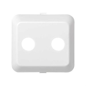 Tapa SIMON 73 para R-TV blanco nieve