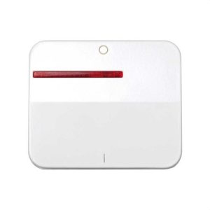 Tecla SIMON 75 para interruptor diferencial bipolar 16A blanco nieve