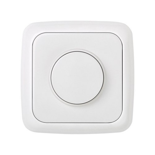 Tapa y botón Dimmer SIMON 31 blanco nieve