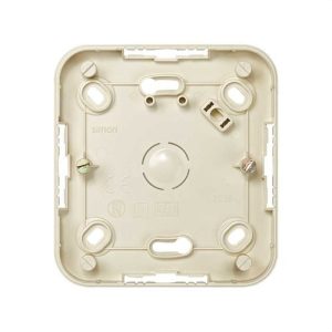 Caja superficie SIMON 73 con 1 elemento marfil