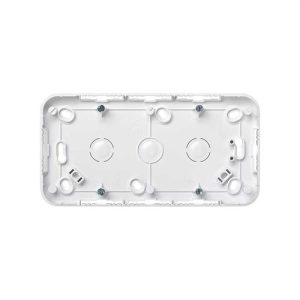 Caja superficie SIMON 73 con 2 elementos blanco nieve