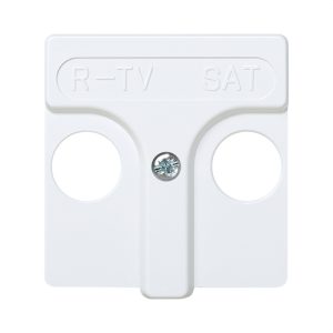 Tapa toma señal R-TV SIMON 27 blanco nieve
