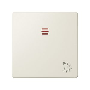 Tecla SIMON 82 para pulsador luz luminoso marfil