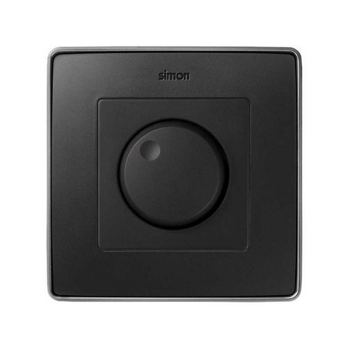 Tapa y botón SIMON 82 regulador electrónico de tensión grafito