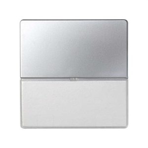 Tecla SIMON 82 para interruptor conmutador portarotulo aluminio