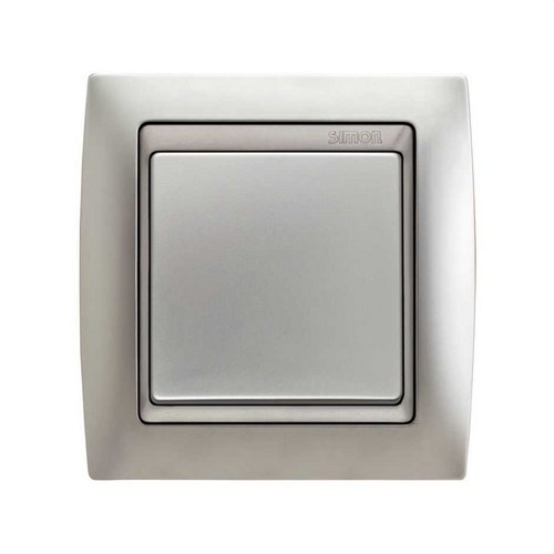 Marco SIMON 82 con 1 elemento aluminio mate/zócalo aluminio