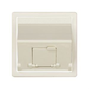 Adaptador universal SIMON 82 con 1 conector marfil