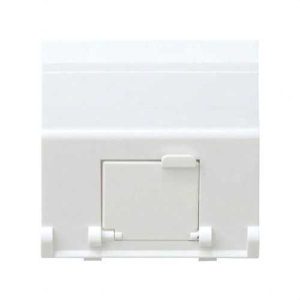 Base adaptadora universal SIMON 27 para conexiones informáticas blanco nieve