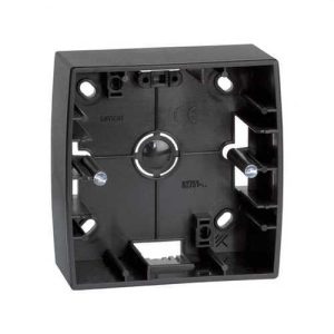Caja superficie SIMON 82 con 1 elemento baja grafito