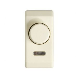 Regulador electrónico de tensión universal SIMON 27 con módulo estrecho marfil
