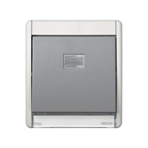 Marco SIMON AQUA con tecla simple gris