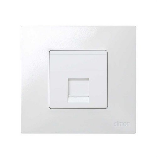 Tapa informática universal SIMON 27 módulo ancho blanco nieve