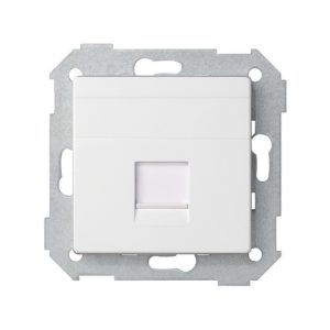 Tapa informática SIMON 82 RJ45 universal blanco nieve
