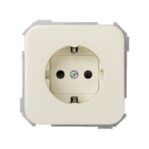 Base enchufe SIMON 31 schuko con seguridad 16A 250V marfil