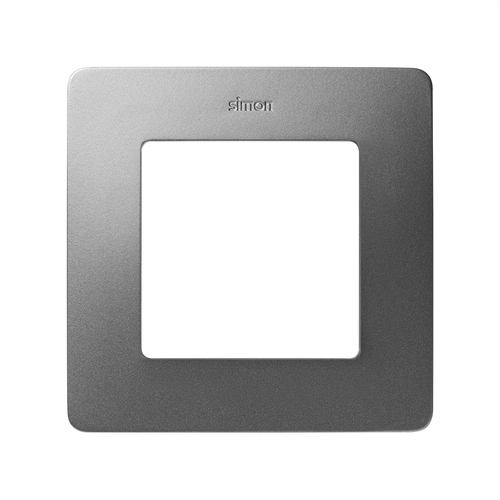 Marco SIMON DETAIL 82 con 1 elemento aluminio frio base blanco