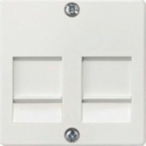 Placa para adaptador conexión informática Miro en blanco titán
