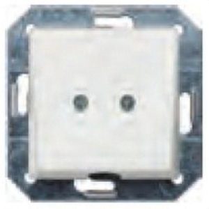 Salida hilos 55x55mm Delta i-system en blanco eléctrico