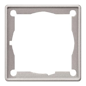 Adaptador Delta line 51x51mm en aluminio metalizado