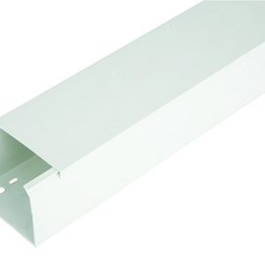 Canal PVC con cubierta 80x60mm