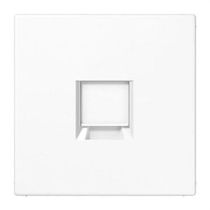 Placa modular Jack-Radiall 1 toma LS1969-1WEWW LS blanco alpino