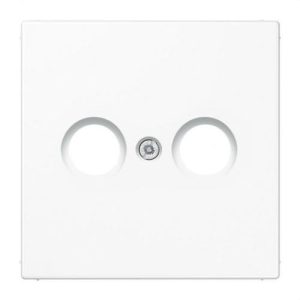 Placa TV/FM blanco alpino