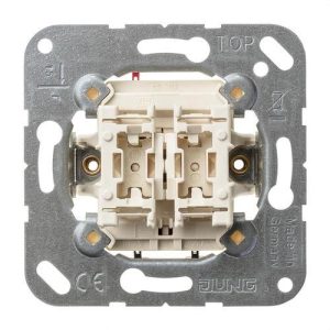 Mecanismo doble interruptor 10AX 250V