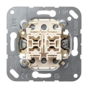 Mecanismo doble conmutador 10AX 250V