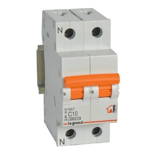 Magnetotérmico vivienda RX3 1P + N 6kA 10A