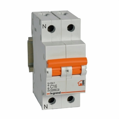 Magnetotérmico vivienda RX3 1P + N 6kA 16A