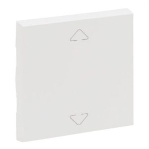 Tecla Niloé Step doble para mecanismos para toldos y persianas , blanco mate