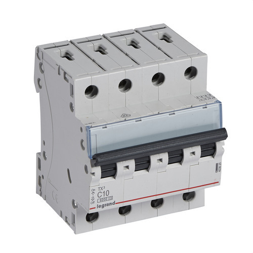 Magnetotérmico TX3 6kA-C 4P 10A