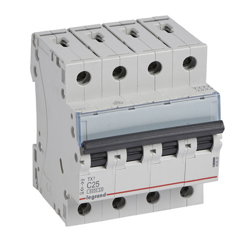 Magnetotérmico TX3 6kA-C 4P 25A