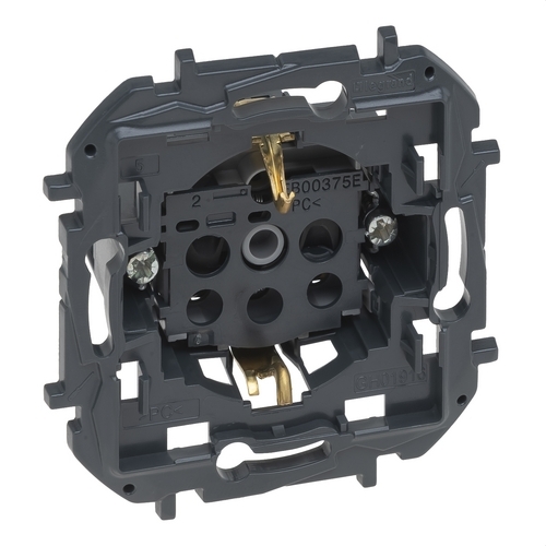 Base de corriente Niloé Step 2P+T, borne torn, 16A, 250V